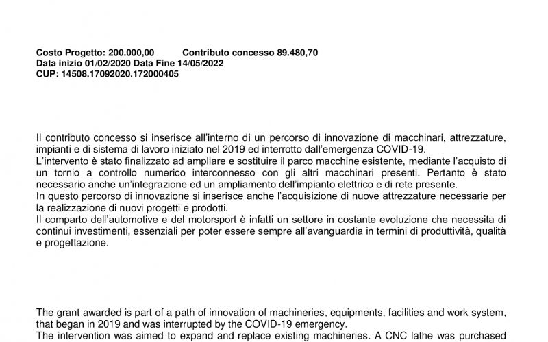 Innovazione macchinari - progetto Bacci , by Bacci Romano Trasmissioni Meccaniche